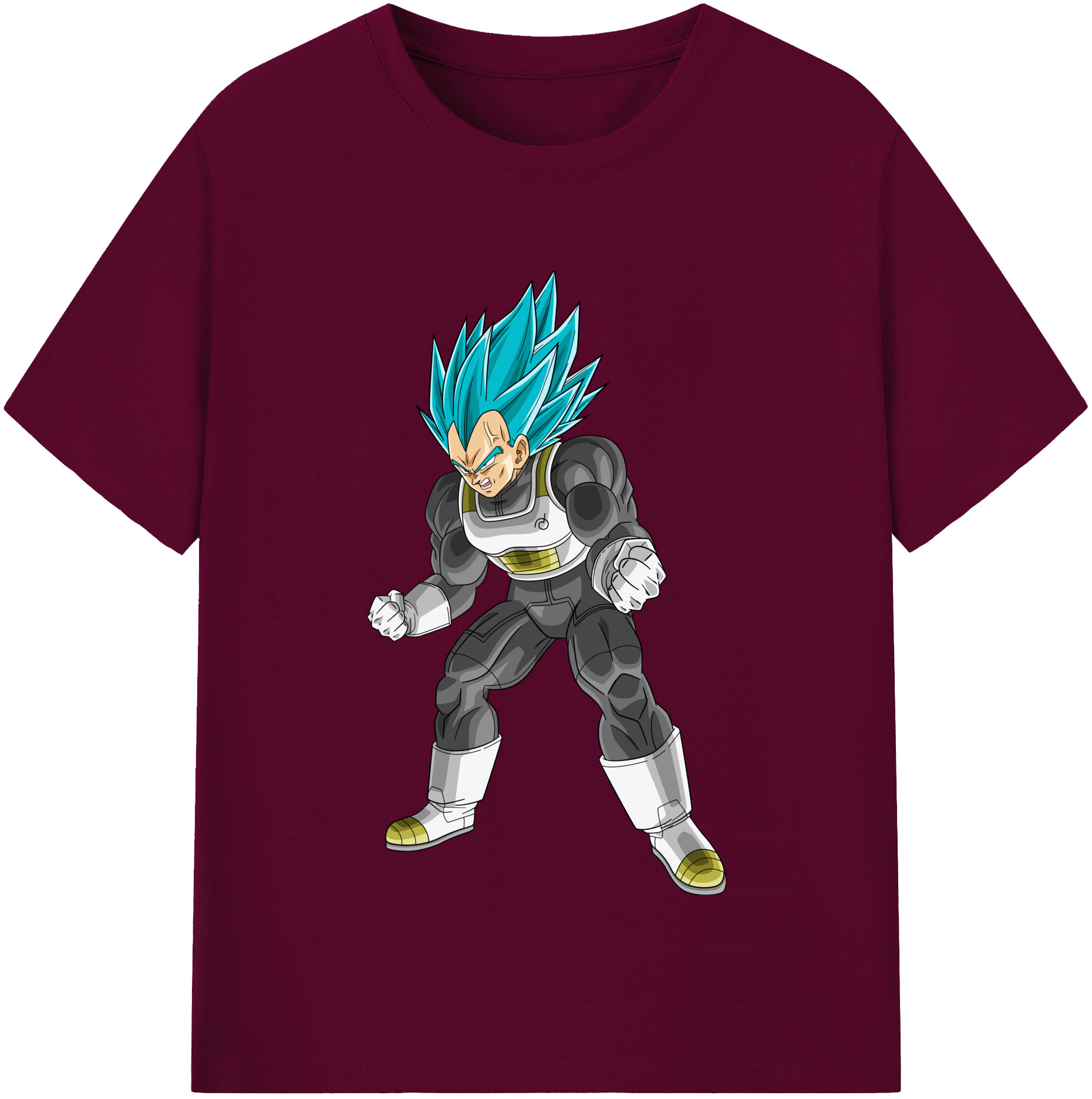 （画像用） ドラゴンボール ベジータ四世（Bejīta Yonsei）DRAGON BALL Vegeta IV レディースカジュアルプリントTシャツ（綿100％）